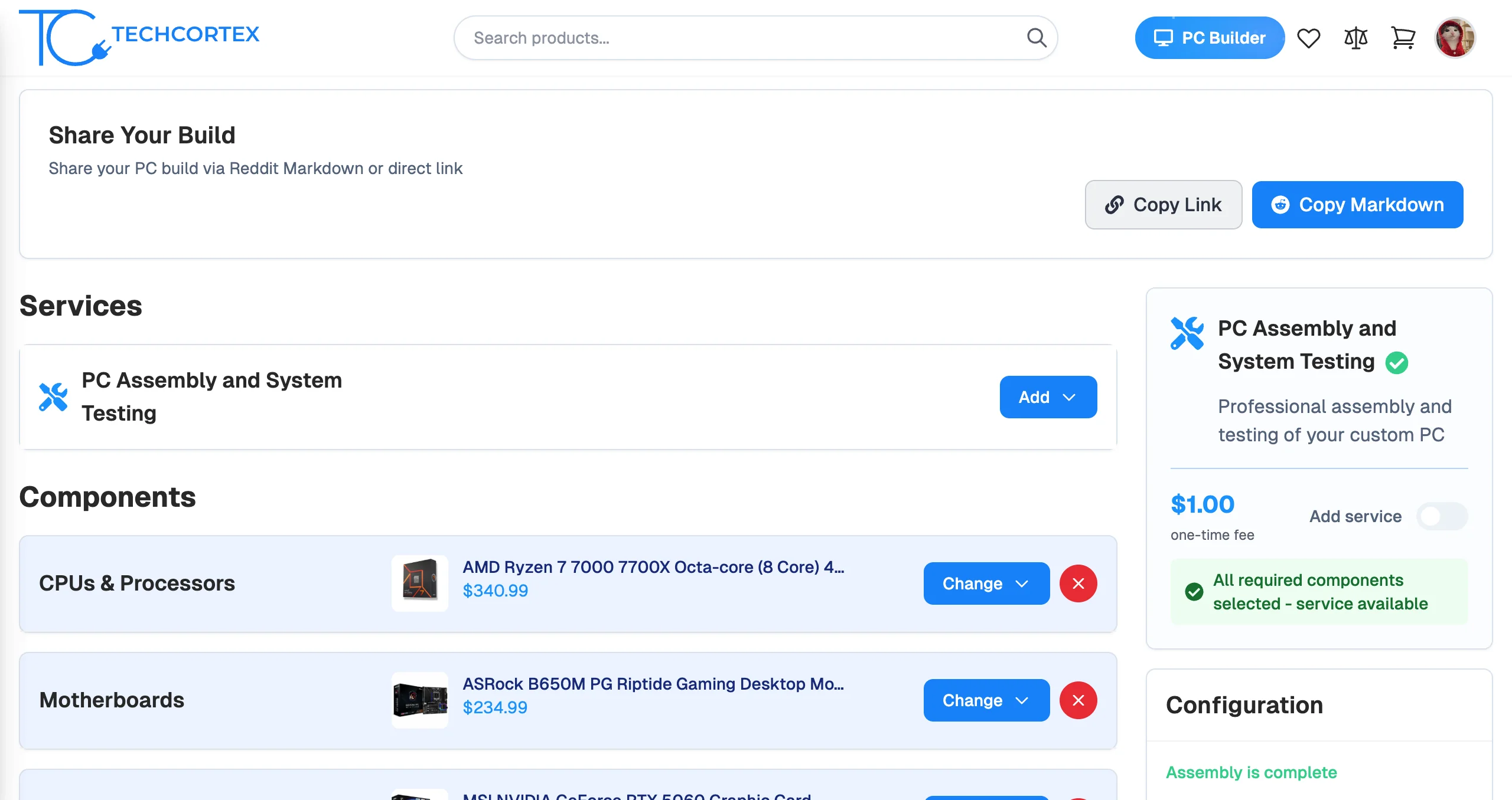 TechCortex - Full-Stack E-Commerce Платформа